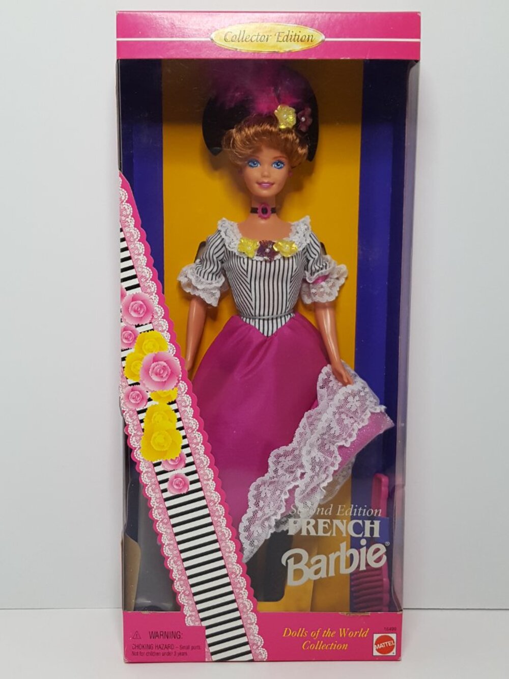 Mattel FRENCH Barbie Doll Toy 1996 France Dolls of the World 2nd Edition #16499
